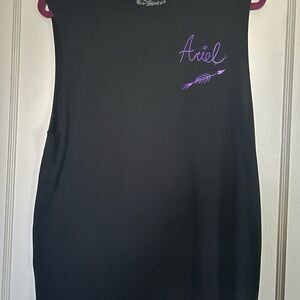 Disney Women's Black Sleeveless Top